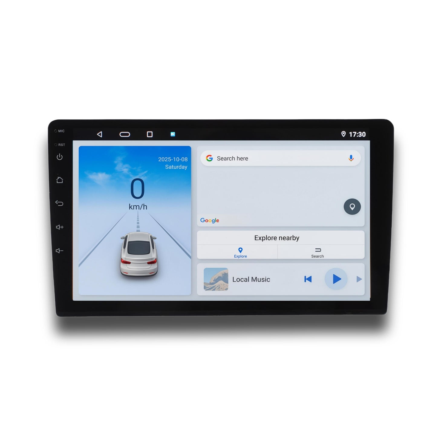 Stanso 9” Android System with Dual Dash Cam | QLED Touch | 4GB+64GB
