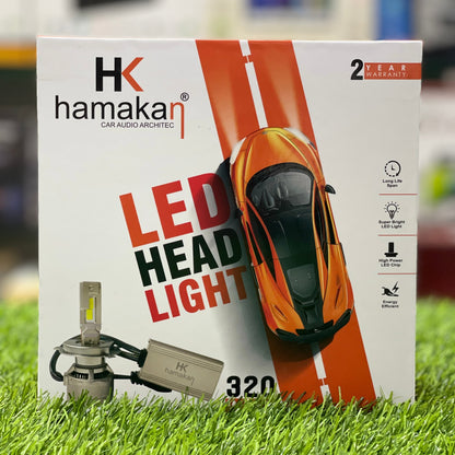 Hamakan 320W LED Headlight – Ultra Bright, Long Life, 6000K Color Temp | 2-Year Warranty