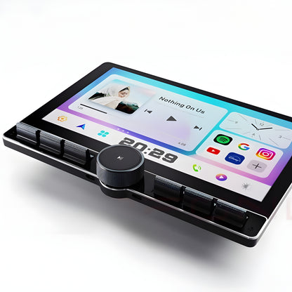 Driveone 10.8" Android Player with Single Knob | 2K Display | Wireless Android Auto & Apple CarPlay