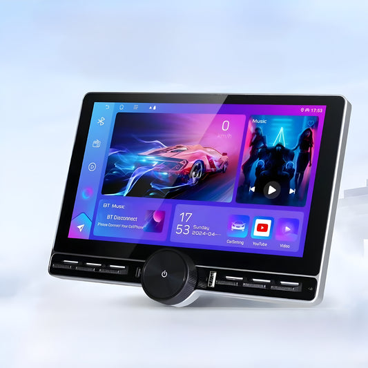 Driveone 10.8" Android Player with Single Knob | 2K Display | Wireless Android Auto & Apple CarPlay